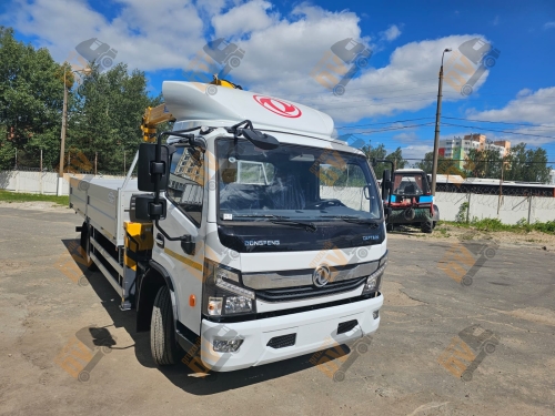 Бортовой с КМУ DongFeng C80L