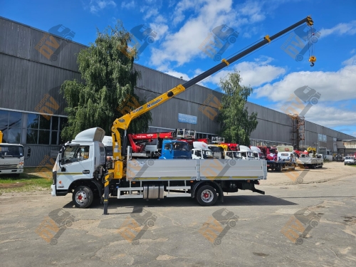 Бортовой с КМУ DongFeng C80L