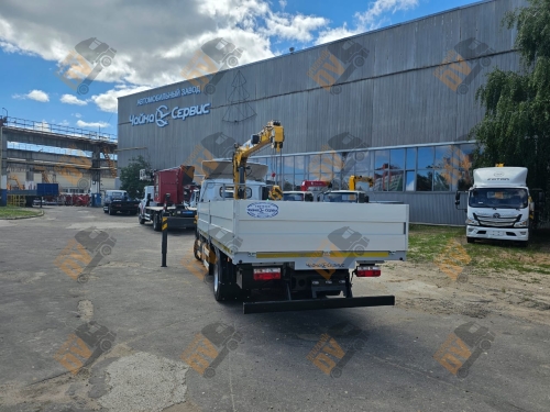 Бортовой с КМУ DongFeng C80L