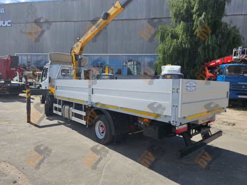 Бортовой с КМУ DongFeng C80L