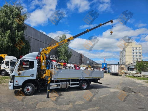 Бортовой с КМУ DongFeng C80L