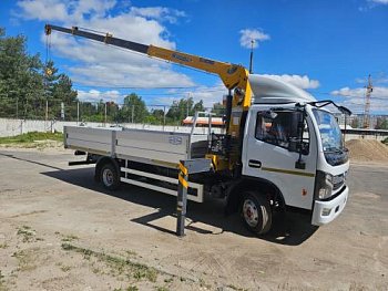 Бортовой с КМУ DongFeng C80L