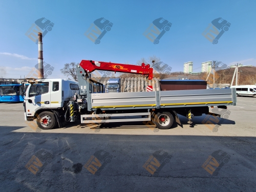 Бортовой с КМУ DongFeng C120L